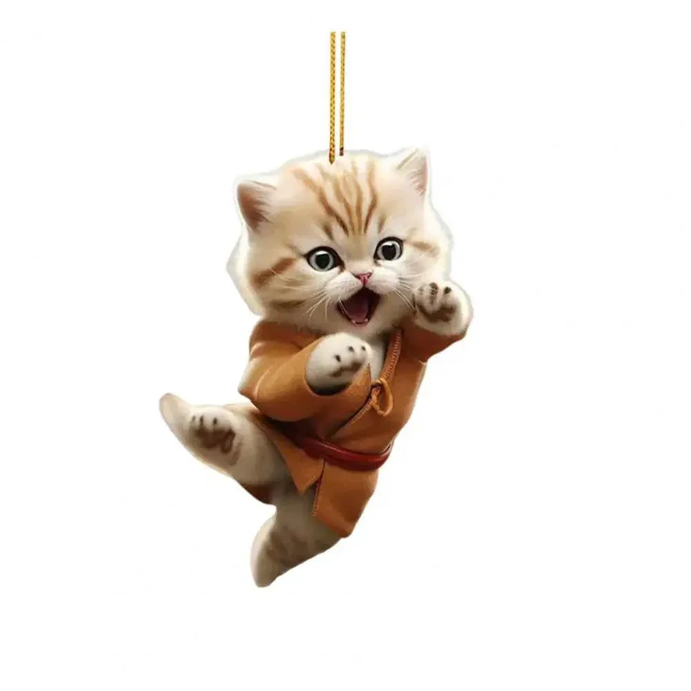 Kung Fu Cat Ornament ( 1 PCs / 4 PCs ) - Image 15