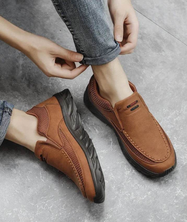 Arlen Flex™ Leather Loafer Sneakers - Image 11