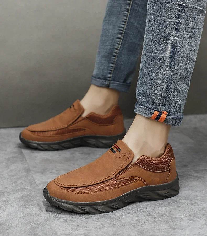 Arlen Flex™ Leather Loafer Sneakers - Image 12