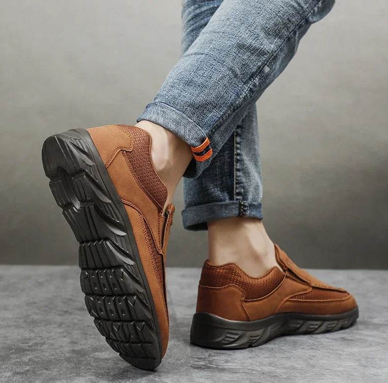 Arlen Flex™ Leather Loafer Sneakers - Image 13