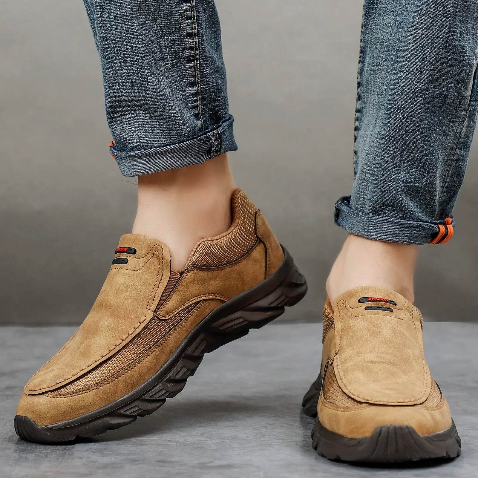 Arlen Flex™ Leather Loafer Sneakers - Image 4