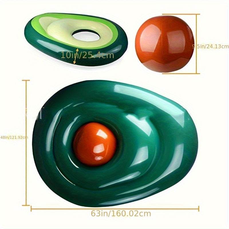 Avocado Pool Float with Removable Pit  - Image 8