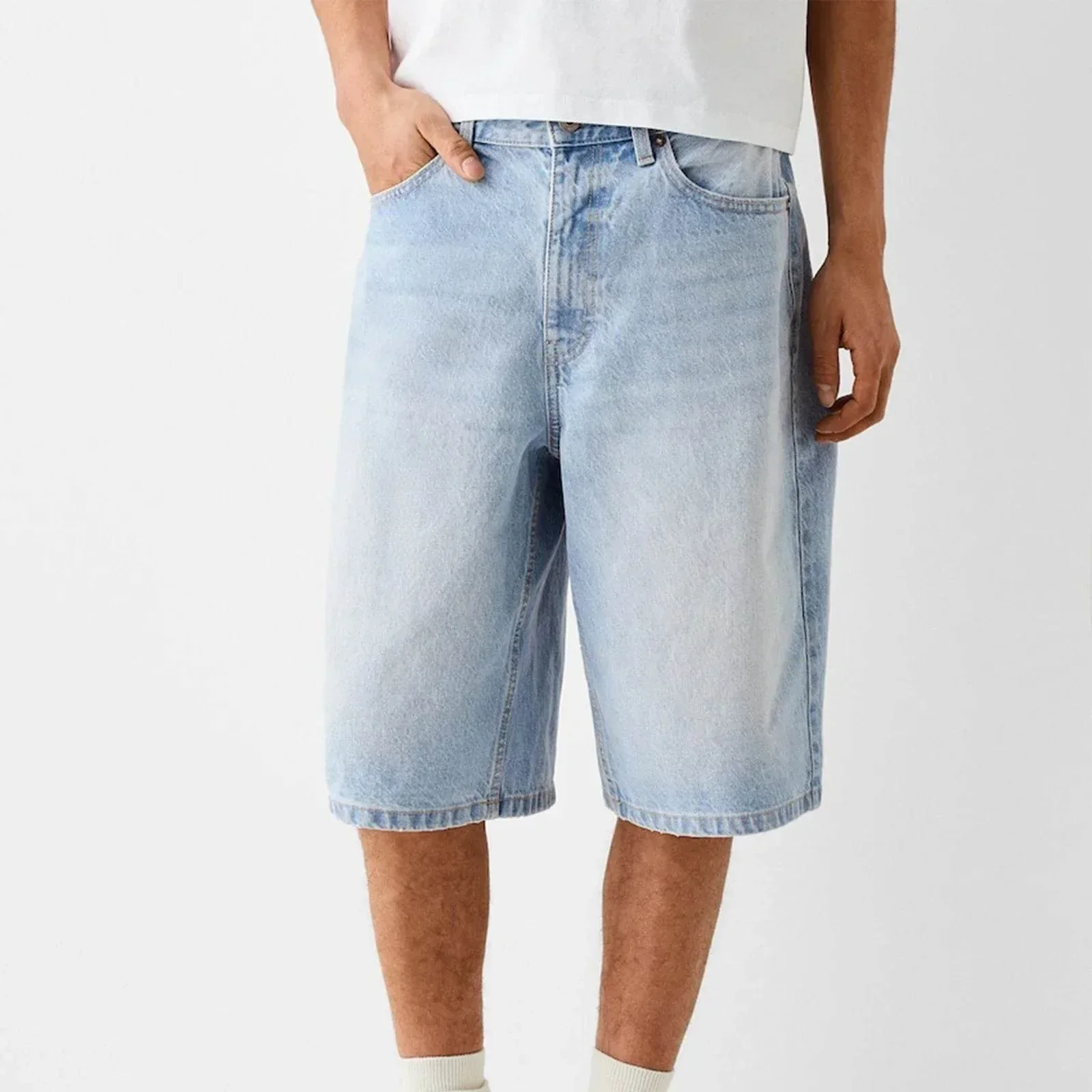 Baggy Vintage Wash Jorts - Image 12