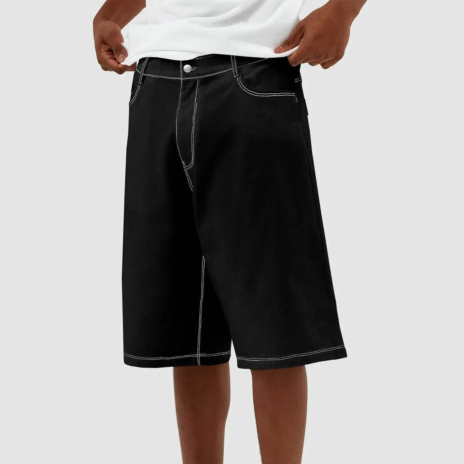 Baggy Vintage Wash Jorts - Image 5