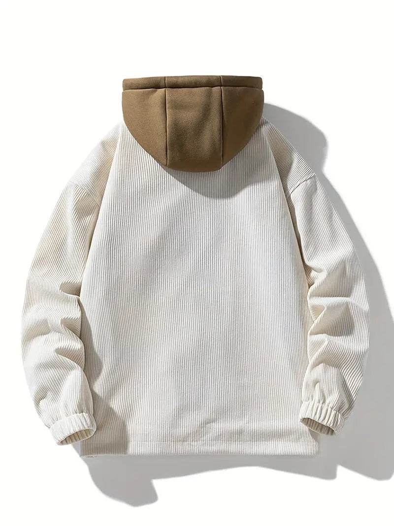 False Two-Piece Hooded Basketball Jacket - Image 29
