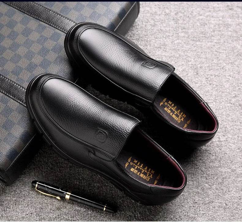 Genuine Leather Casual Shoes For Men Flat Platform Walking Shoes Outdoor Footwear Loafers Breathable Sneakers Handmade Shoes - Image 12