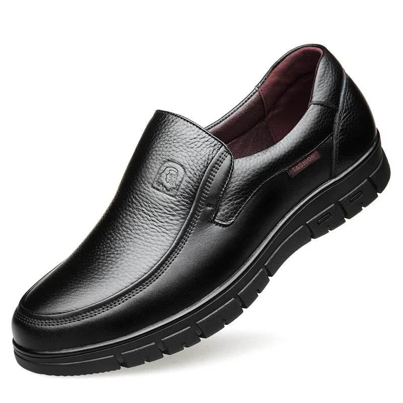 Genuine Leather Casual Shoes For Men Flat Platform Walking Shoes Outdoor Footwear Loafers Breathable Sneakers Handmade Shoes - Image 31