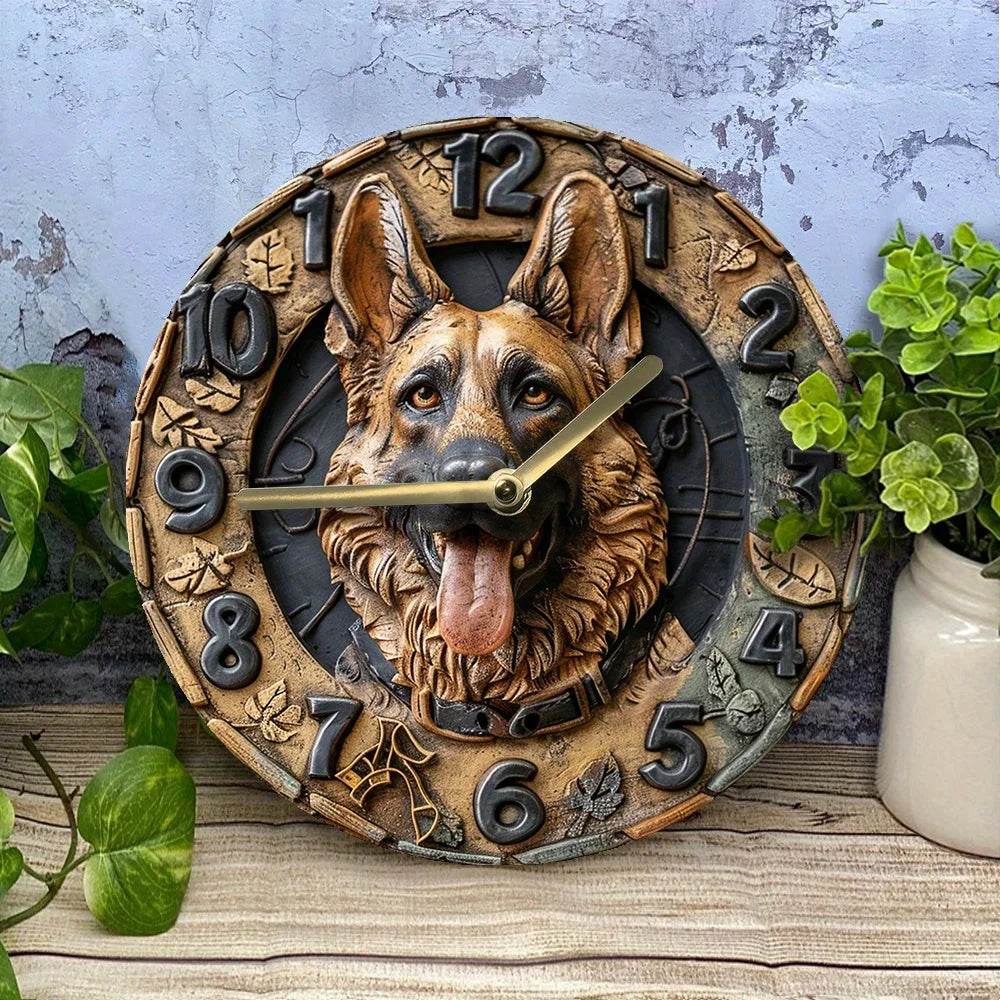 German Shepherd Silent Wall Clock - Image 10