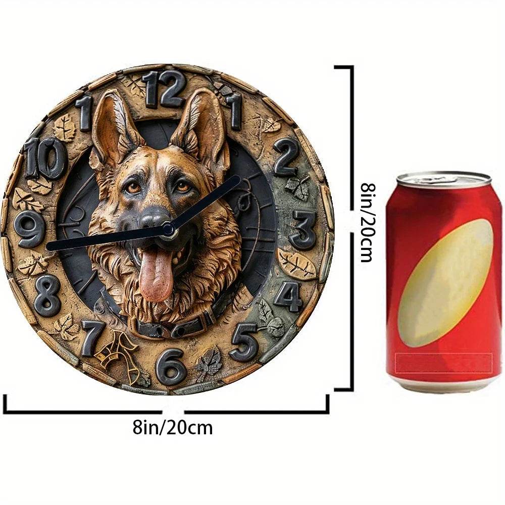 German Shepherd Silent Wall Clock - Image 6