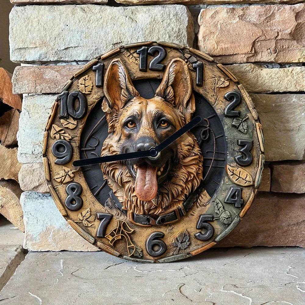 German Shepherd Silent Wall Clock - Image 8