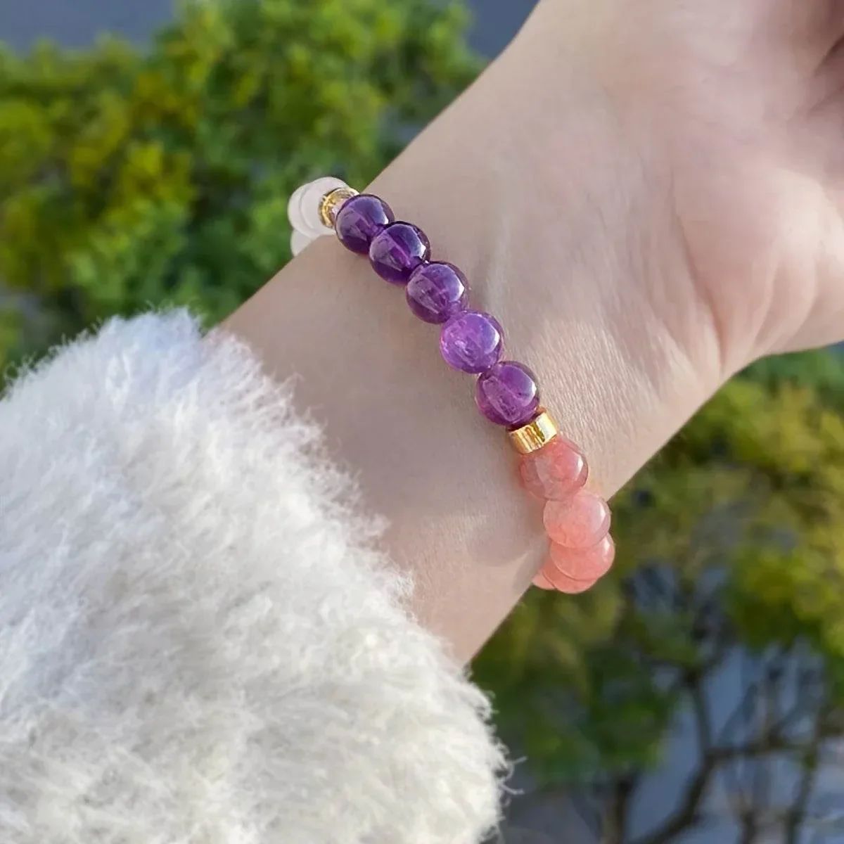 Good Fortune Amethyst Bracelet - Image 10