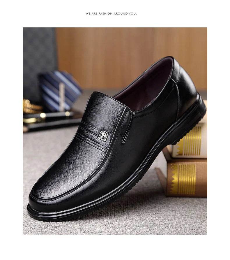 Leather Men Formal Shoes Luxury Brand 2025 Men's Loafers Dress Moccasins Breathable Slip on Black Driving Shoes Plus Size 38-46 - Image 13