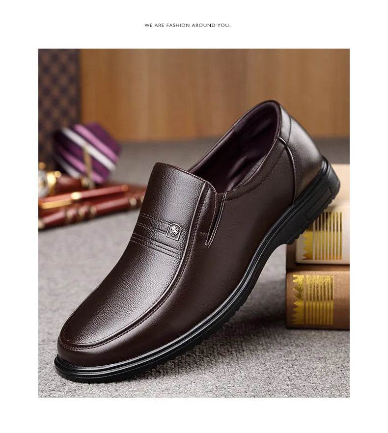 Leather Men Formal Shoes Luxury Brand 2025 Men's Loafers Dress Moccasins Breathable Slip on Black Driving Shoes Plus Size 38-46 - Image 15