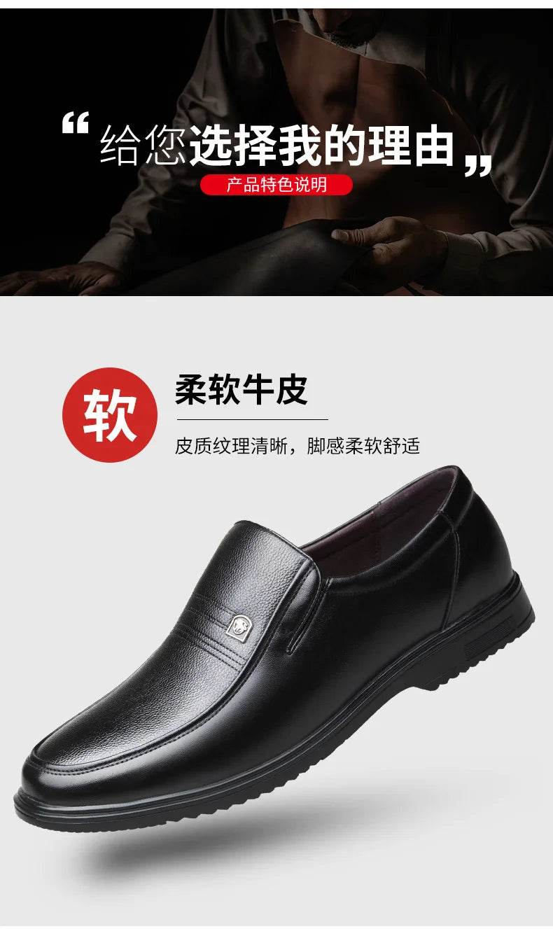 Leather Men Formal Shoes Luxury Brand 2025 Men's Loafers Dress Moccasins Breathable Slip on Black Driving Shoes Plus Size 38-46 - Image 18