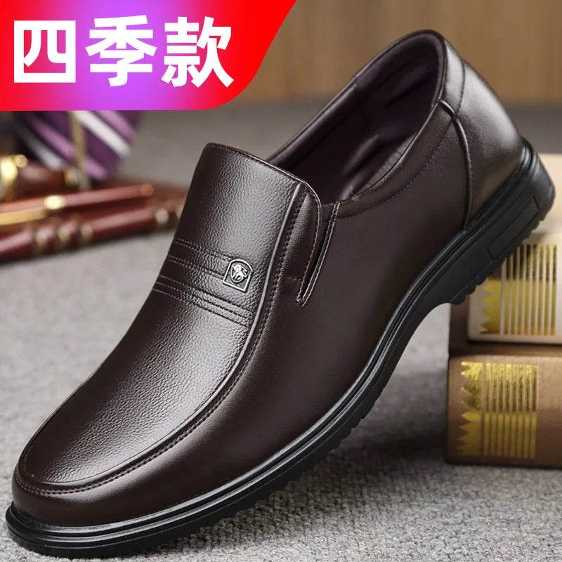 Leather Men Formal Shoes Luxury Brand 2025 Men's Loafers Dress Moccasins Breathable Slip on Black Driving Shoes Plus Size 38-46 - Image 26
