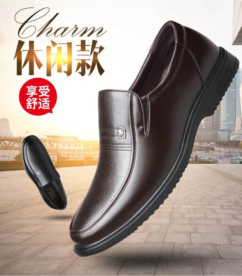 Leather Men Formal Shoes Luxury Brand 2025 Men's Loafers Dress Moccasins Breathable Slip on Black Driving Shoes Plus Size 38-46 - Image 8