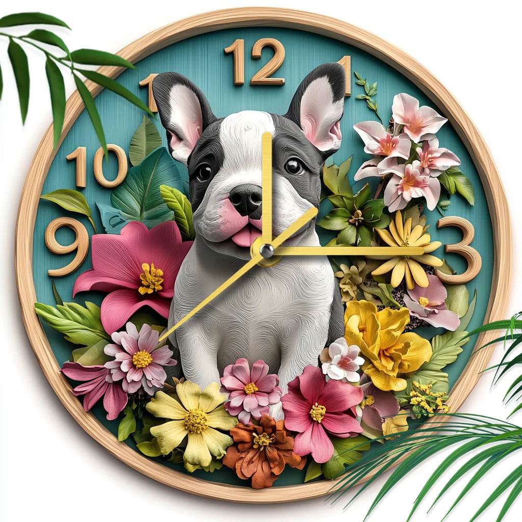 Bulldog Silent Wall Clock - Image 3