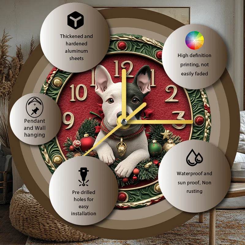 Bulldog Silent Wall Clock - Image 8