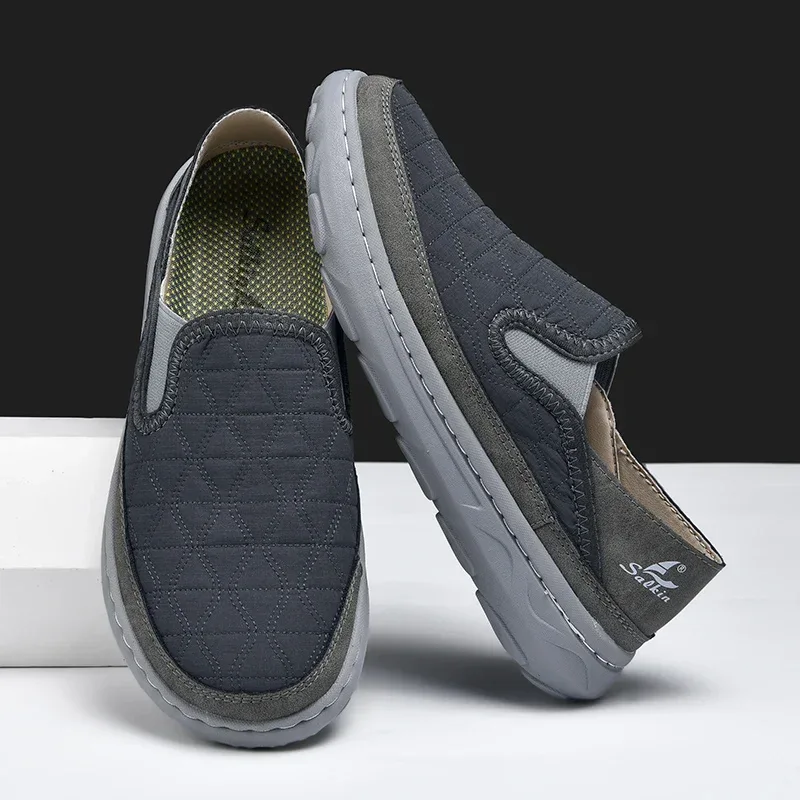 Quilted Slip-On Walking Loafers - Image 3