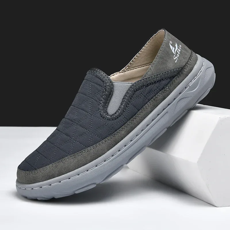 Quilted Slip-On Walking Loafers - Image 4