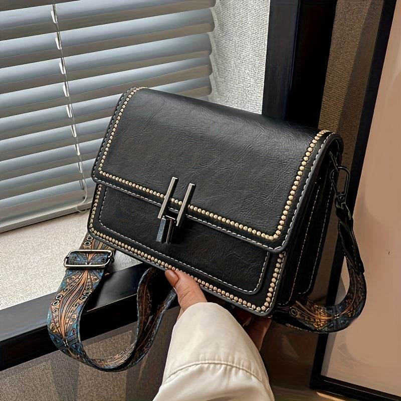 Retro Flap Mini Shoulder Bag - Image 10