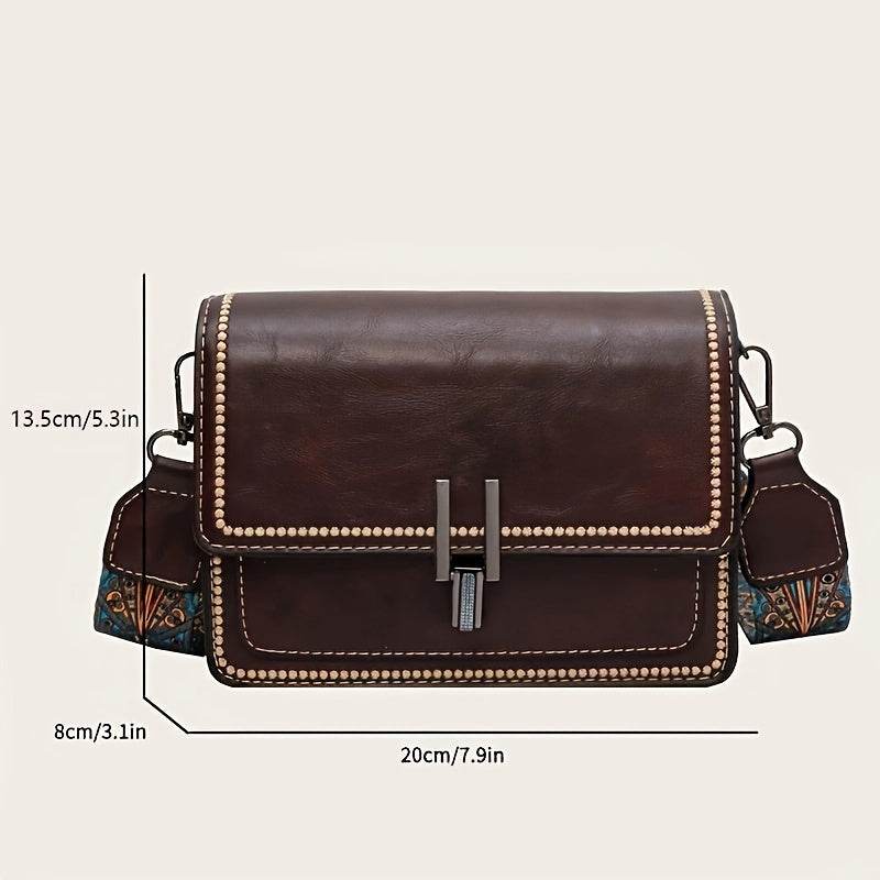 Retro Flap Mini Shoulder Bag - Image 14