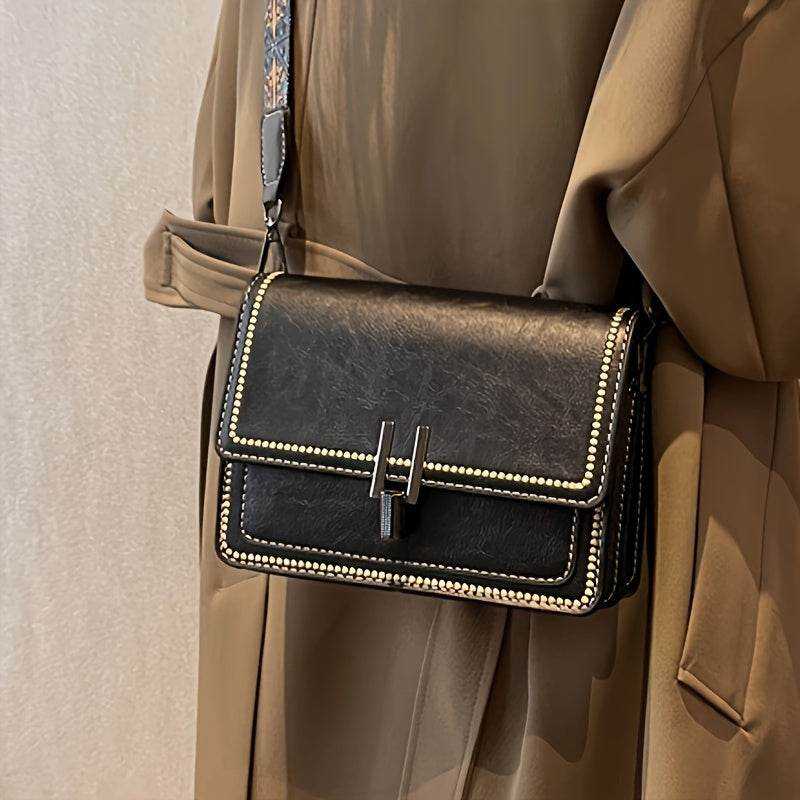 Retro Flap Mini Shoulder Bag - Image 16