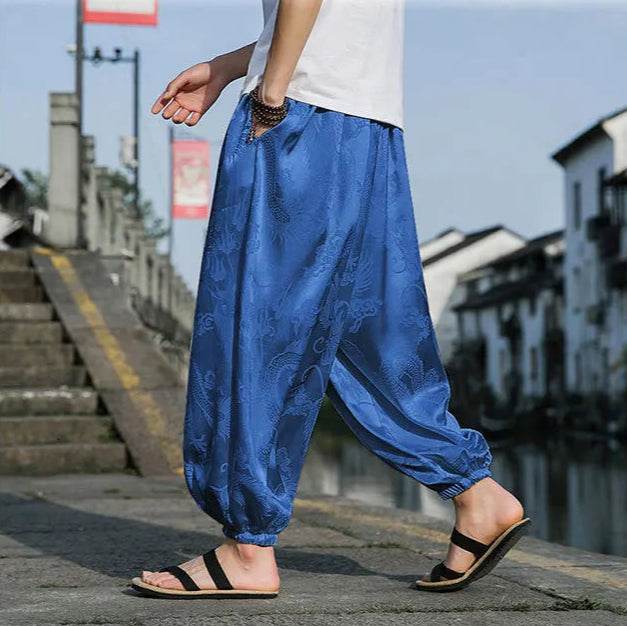 Samurai Style Wide-Leg Trousers - Image 12