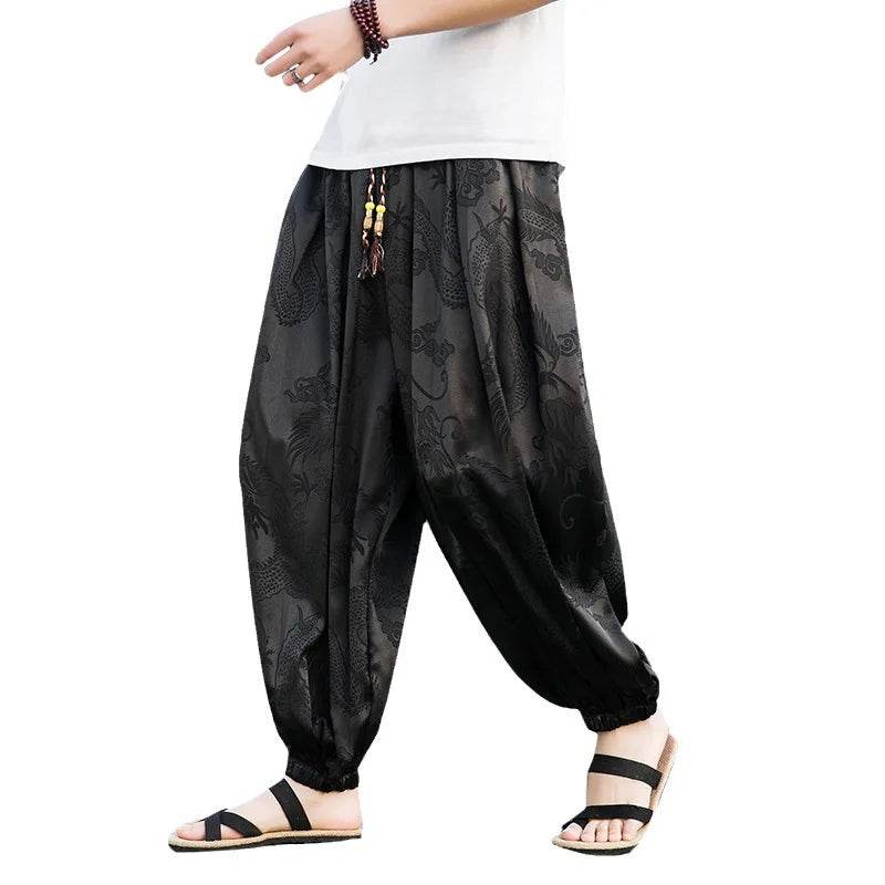 Samurai Style Wide-Leg Trousers - Image 28