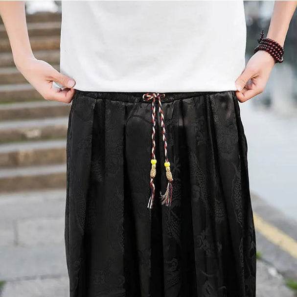 Samurai Style Wide-Leg Trousers - Image 32