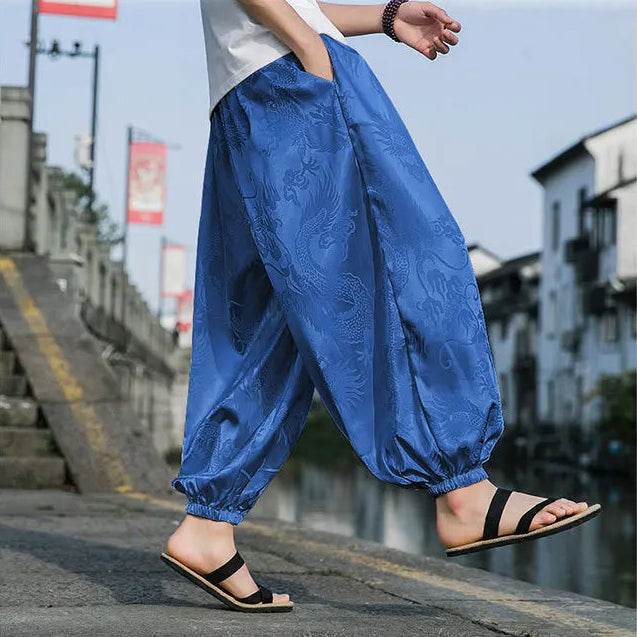 Samurai Style Wide-Leg Trousers - Image 5