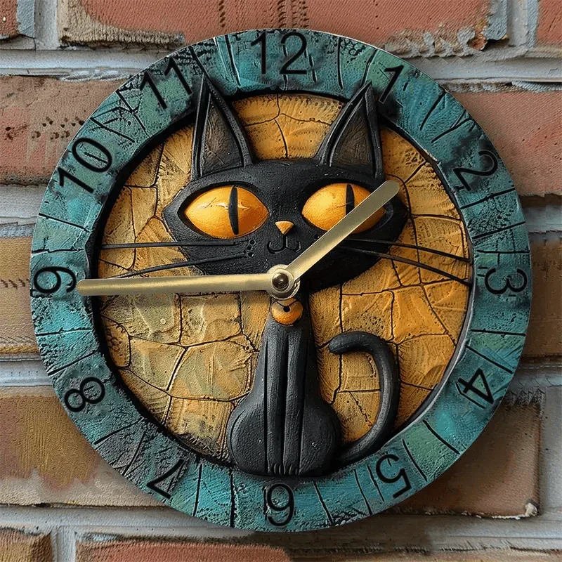 Cute Cat Silent Wall Clock - Image 18