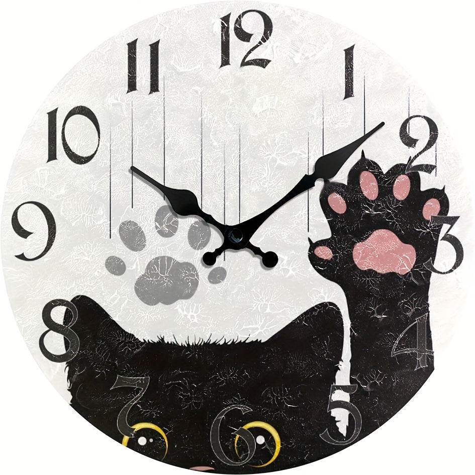 Cute Cat Silent Wall Clock - Image 27