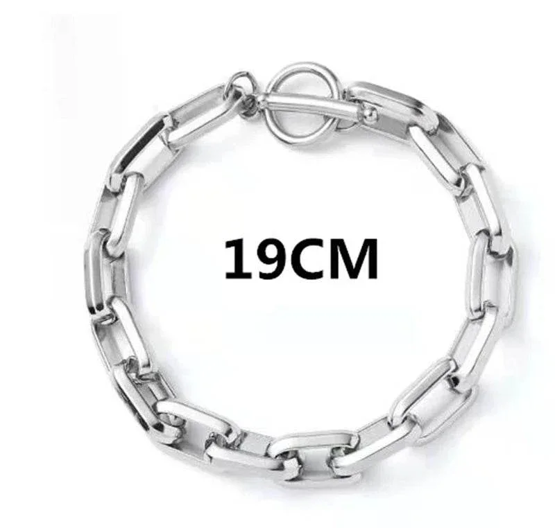 Titanium Steel Chain-Link Bracelet - Image 13