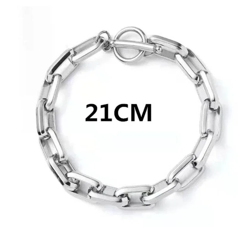 Titanium Steel Chain-Link Bracelet - Image 14