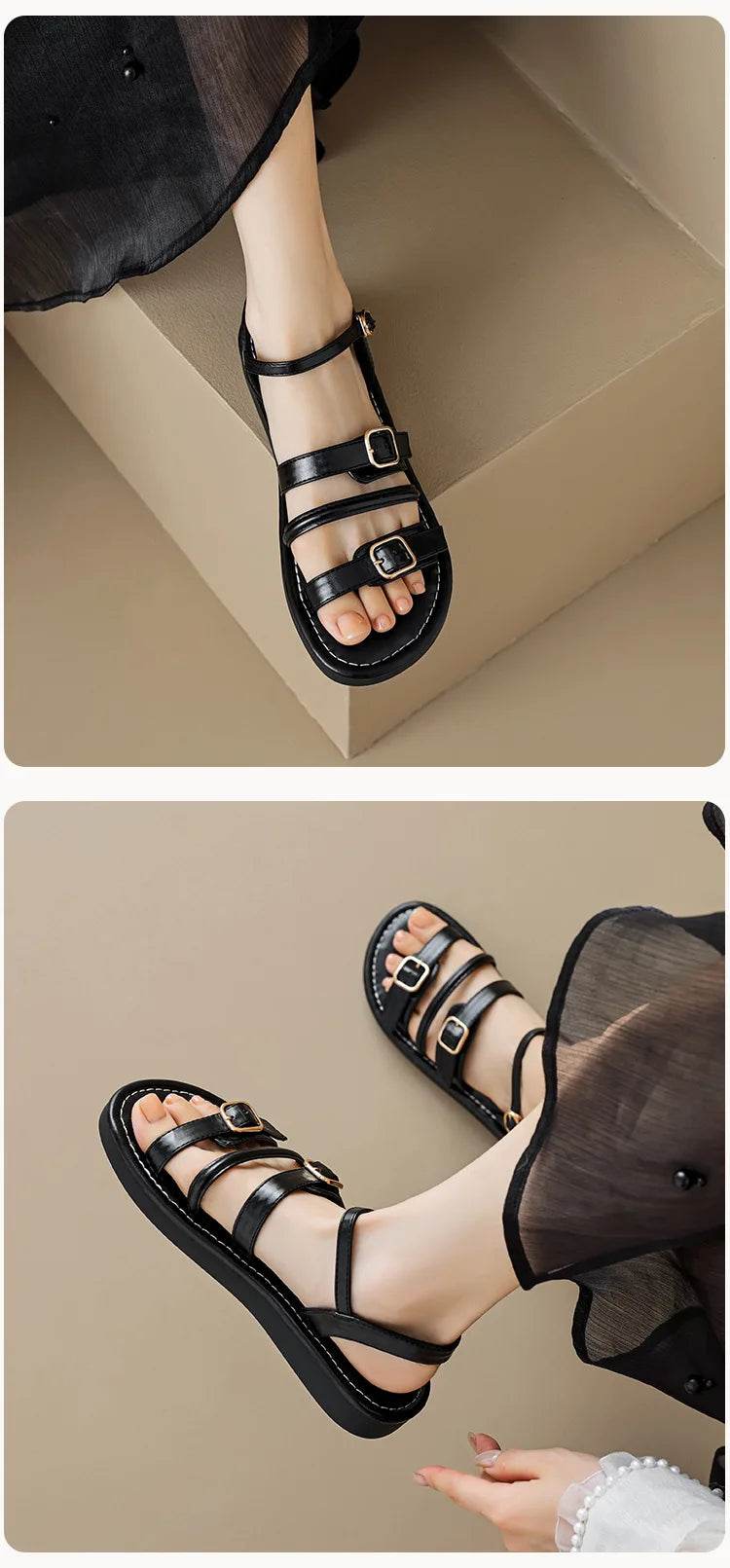 Vesta Leather Sandals - Image 16