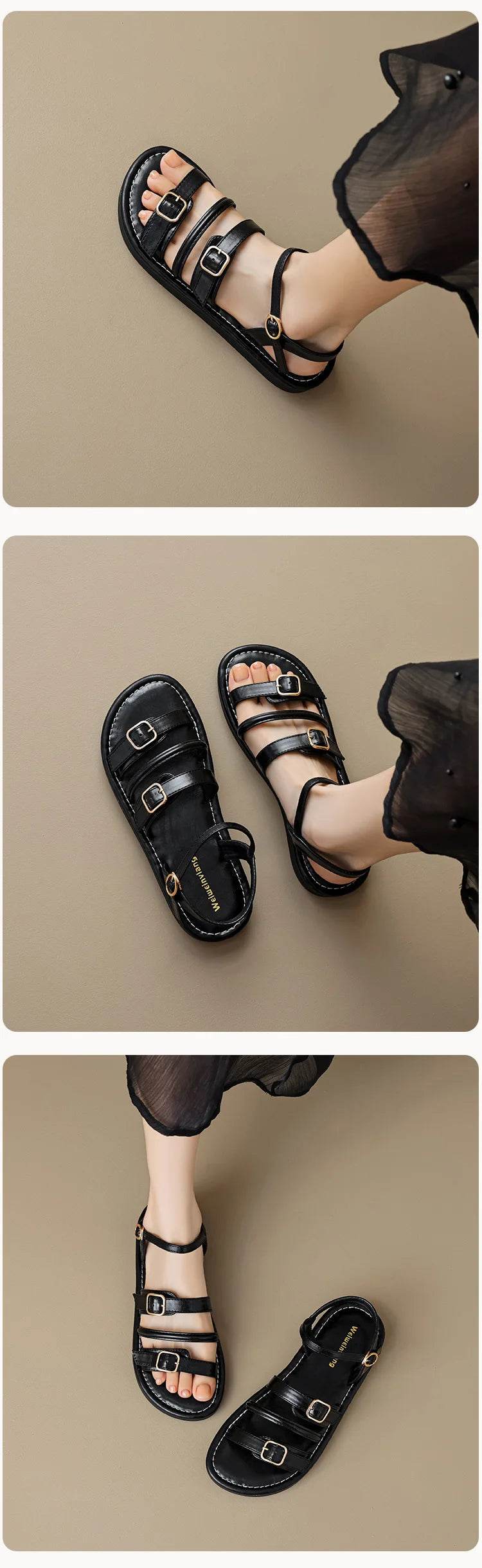 Vesta Leather Sandals - Image 17
