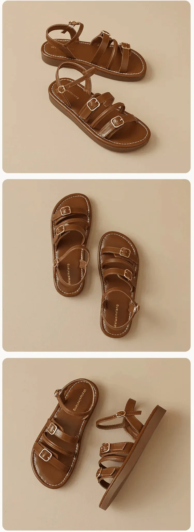 Vesta Leather Sandals - Image 18