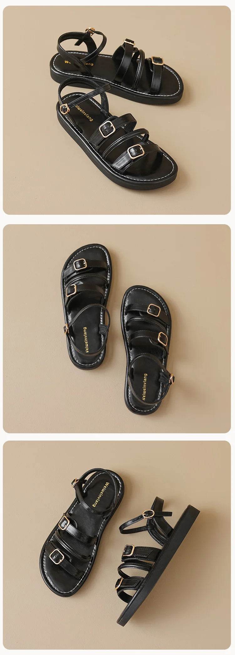 Vesta Leather Sandals - Image 19